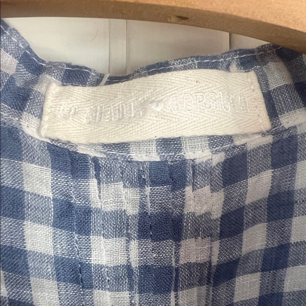 CP Shades Blue and White Checkered Blouse - Picture 5 of 10